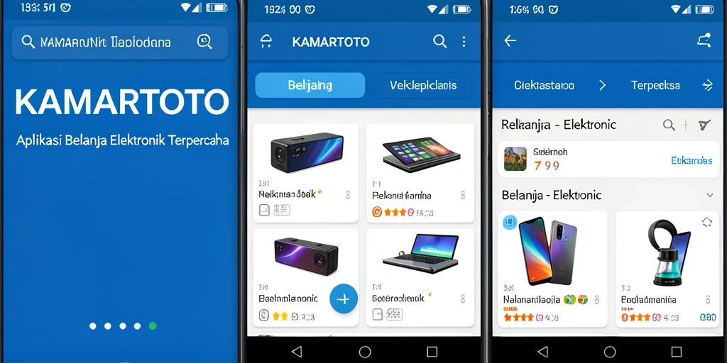 Tampilan antarmuka KAMARTOTO yang menarik dan fungsional.