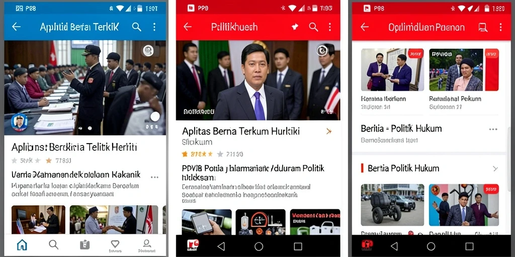 Tampilan antarmuka PPV88 yang menarik dan informatif untuk berita Politik Hukum.