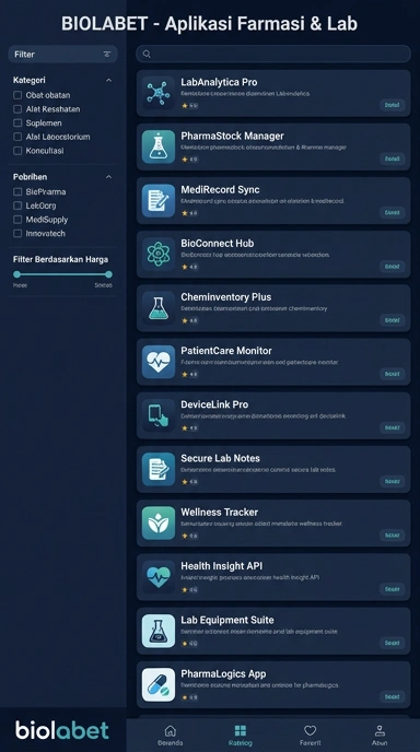 Aplikasi Populer & Kanal Uji di Biolabet — Hub Unduhan Terbaik